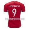 Polen Matchtröjor Robert Lewandowski 9 Borta Fotbollströja VM 2018